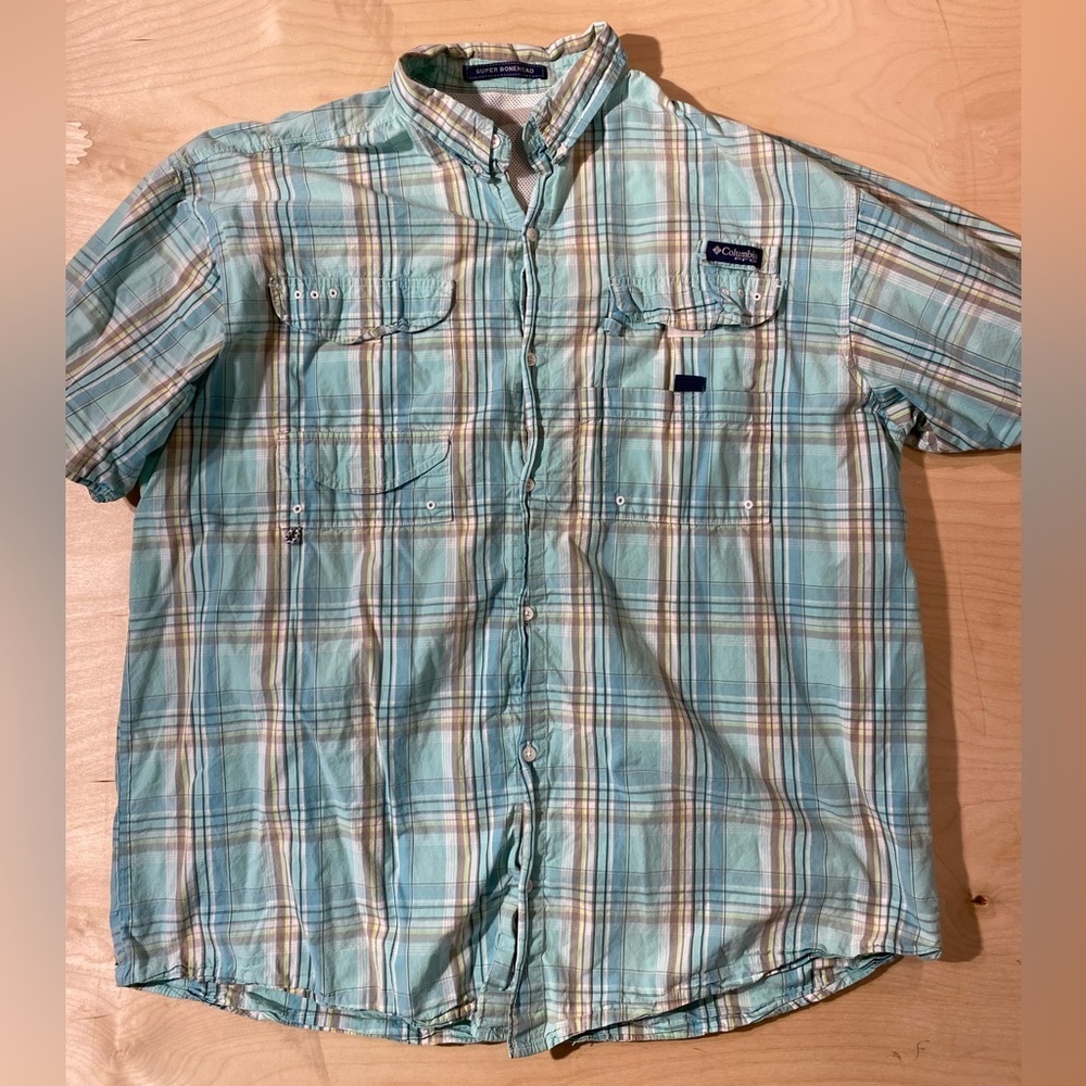 Columbia Super Bonehead Short Sleeve Shirt XL (HN)